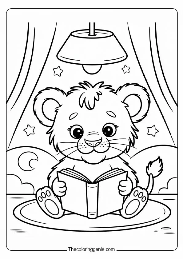coloring pages lion