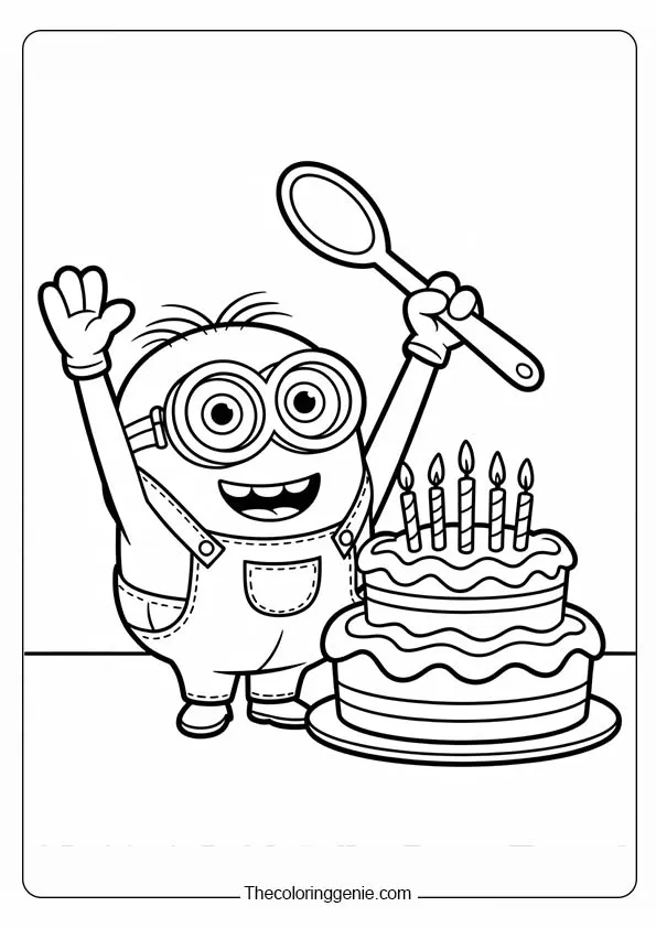 coloring pages minions​ 5