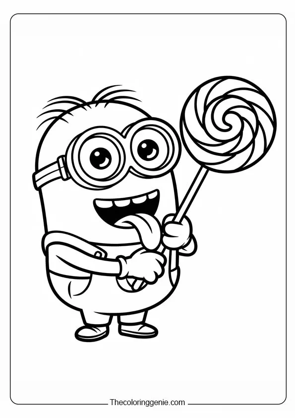 cute minion coloring pages 22
