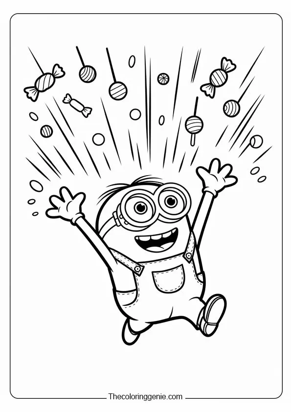 easy minion coloring pages 26