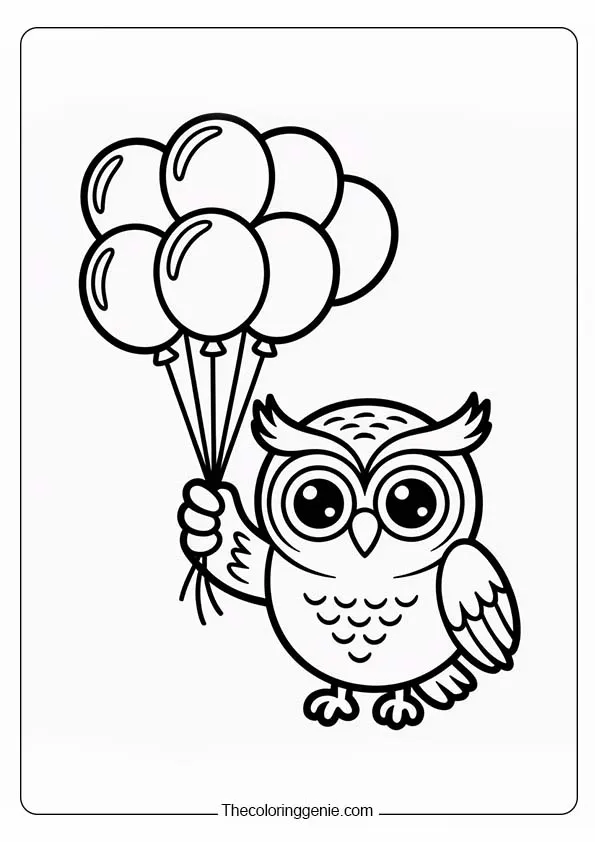 free coloring pages of cute owls 25