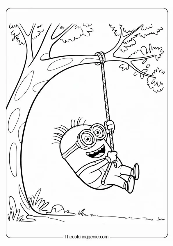 kevin the minion coloring pages 23