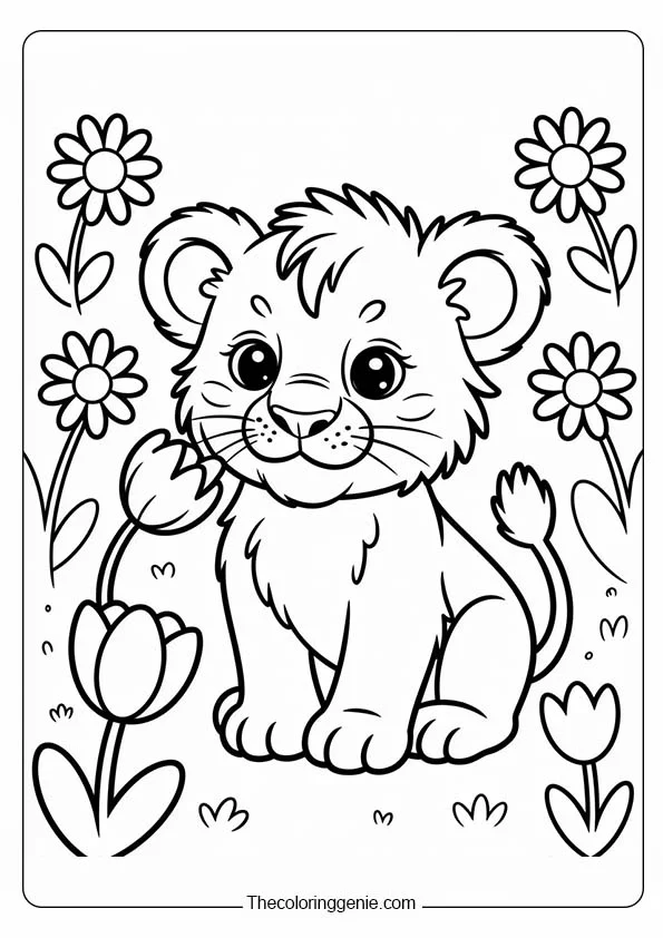 leo the lion coloring pages
