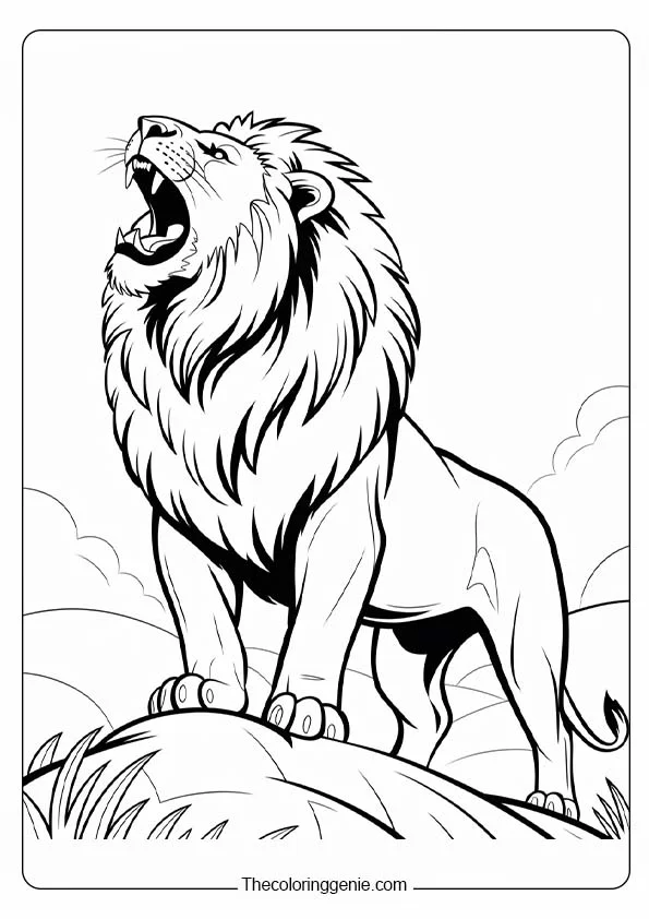 lion king coloring pages