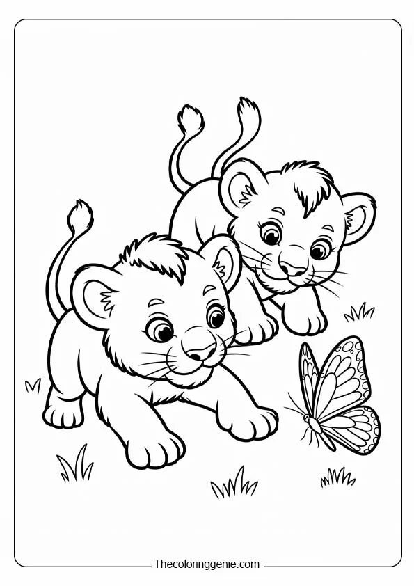 lion king simba and nala coloring pages