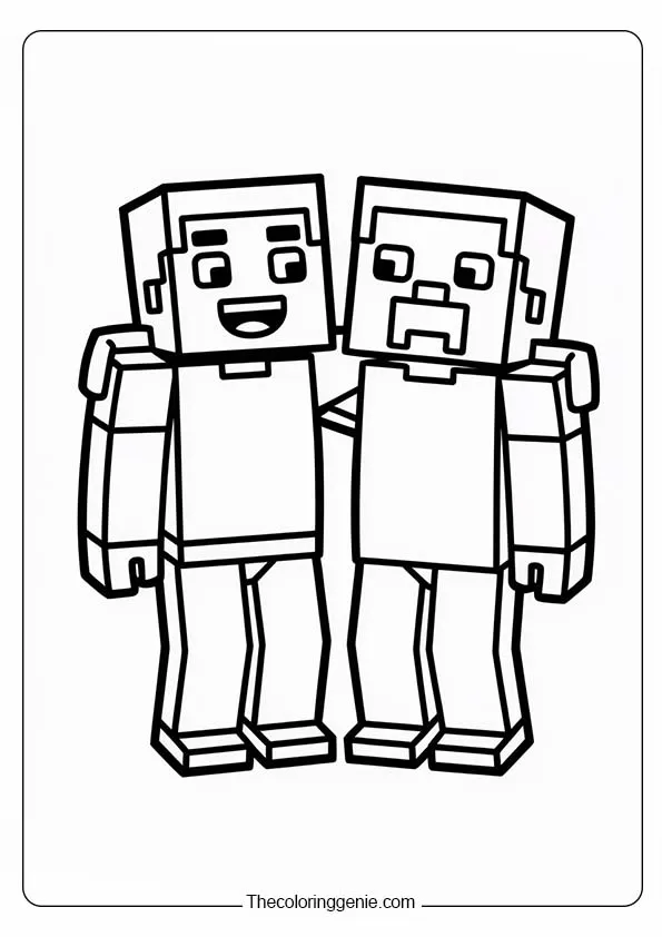 minecraft warden coloring pages 21