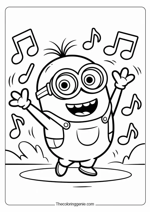minion color pages 31