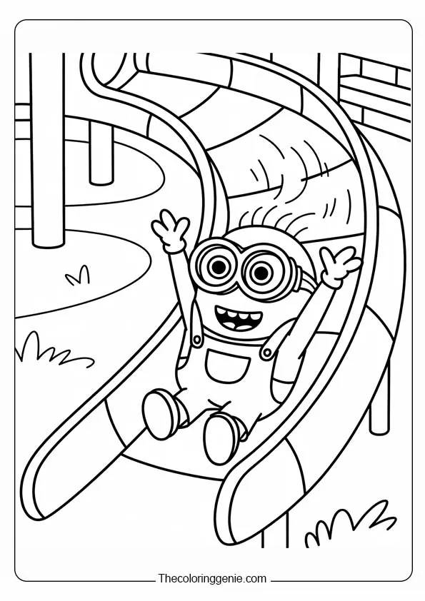 minion printable coloring pages​17