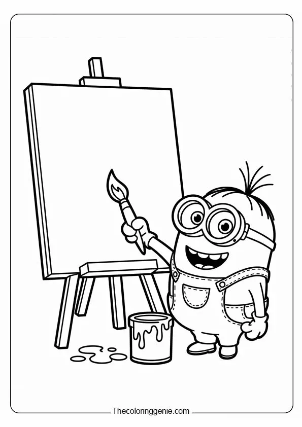 minions printable coloring pages 16