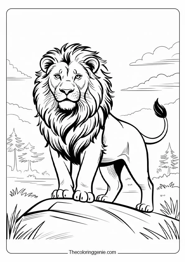 mountain lion coloring pages