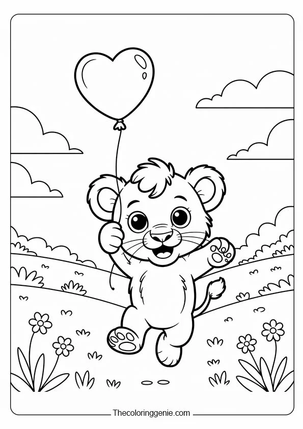 printable coloring pages of lions