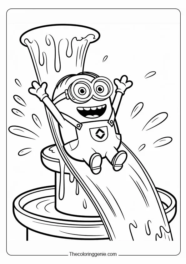 printable coloring pages of minions​ 8