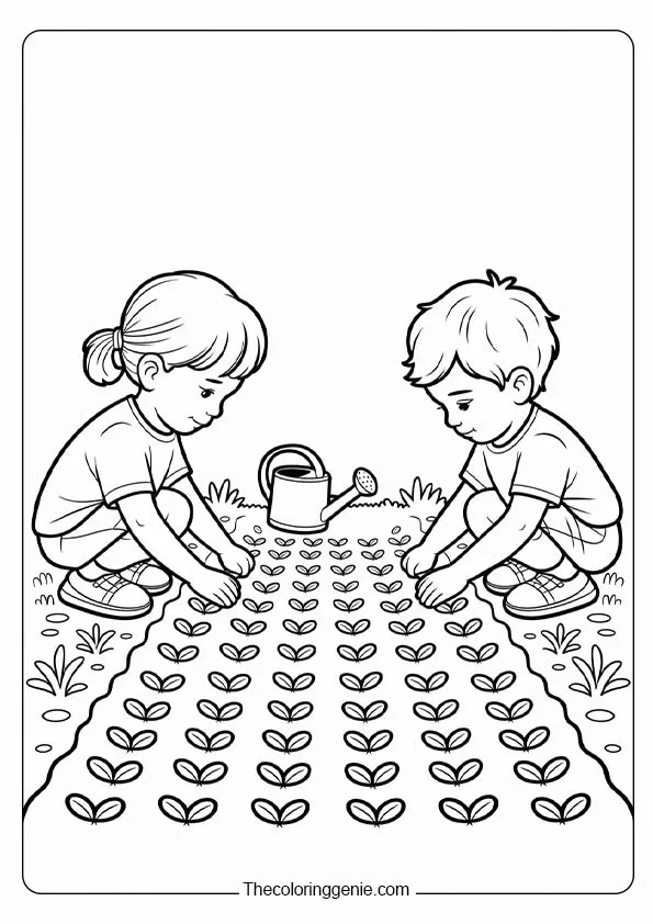 printable spring coloring pages 15