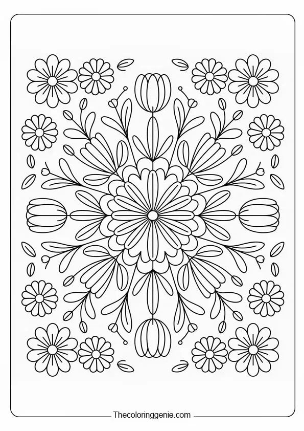 spring printable coloring pages pdf 8