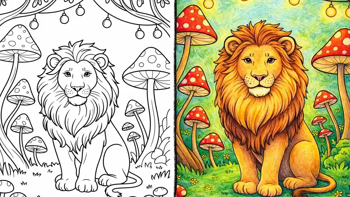 Home 16 lion coloring pages